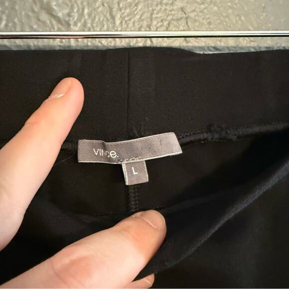 VINCE Black Leggings Size L - Picture 4 of 4